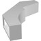 Ekena Millwork 3-in. W x 12-in. D x 16-in. H Monterey Architectural Grade PVC Knee Brace BRCP03X12X16MON - alternate 6